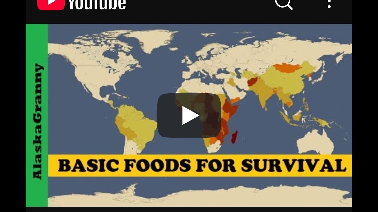 Basic Foods For Survival...Food Insecurity In Africa