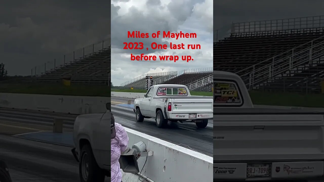 #milesofmayhem #2023 #draganddrive #dragracing #d150 #dodge #letsgoracing #racing #wedidit #survived