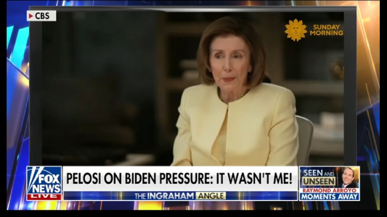 PELOSI - IT WASN'T ME