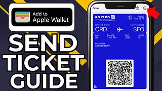 HOW TO TRANSFER TICKET FROM APPLE WALLET TO SOMEONE ELSE