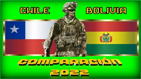 Comparación de Poder Militar Chile VS Bolivia 2022 | 🇨🇱vs🇧🇴