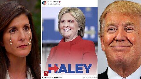 Donald Trump posts the MOST EPIC meme of all time of Nikki Haley!