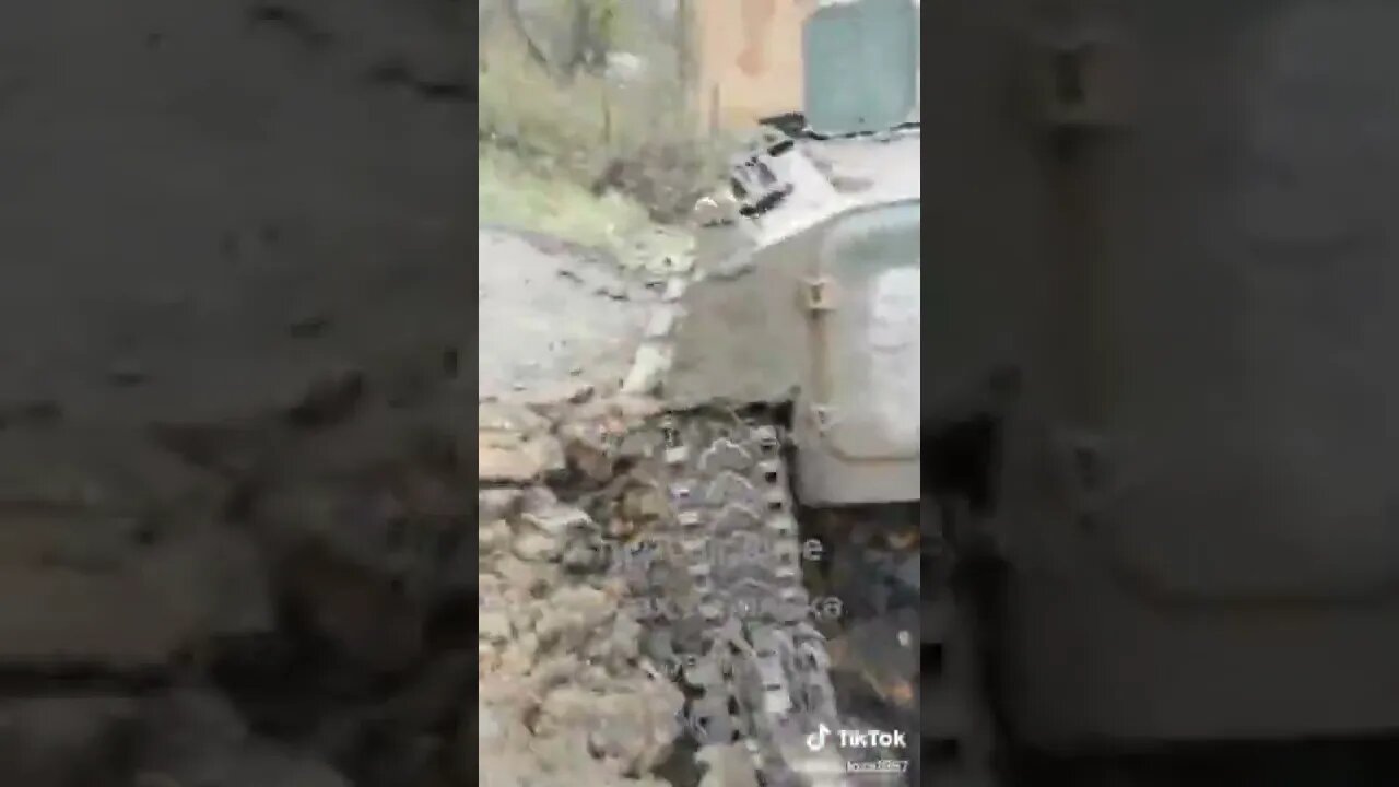 Ukrainian equipment, blown up together with the crew on an anti tank mine