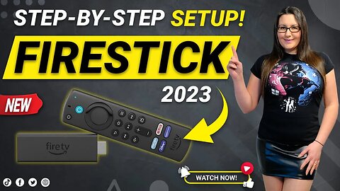 How to SET UP an Amazon FIRESTICK | 2023 (Step-By-Step)