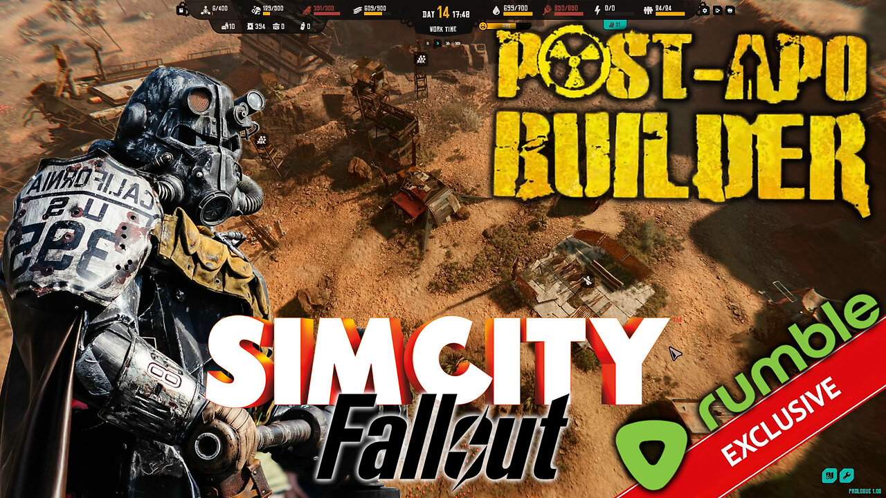 Post-Apo Builder: Prologue - SimCity Fallout Meets Mad Max (Survival City Builder)