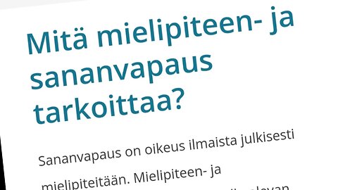 Samuel Gryning - Sanan- ja mielipiteen vapaus.