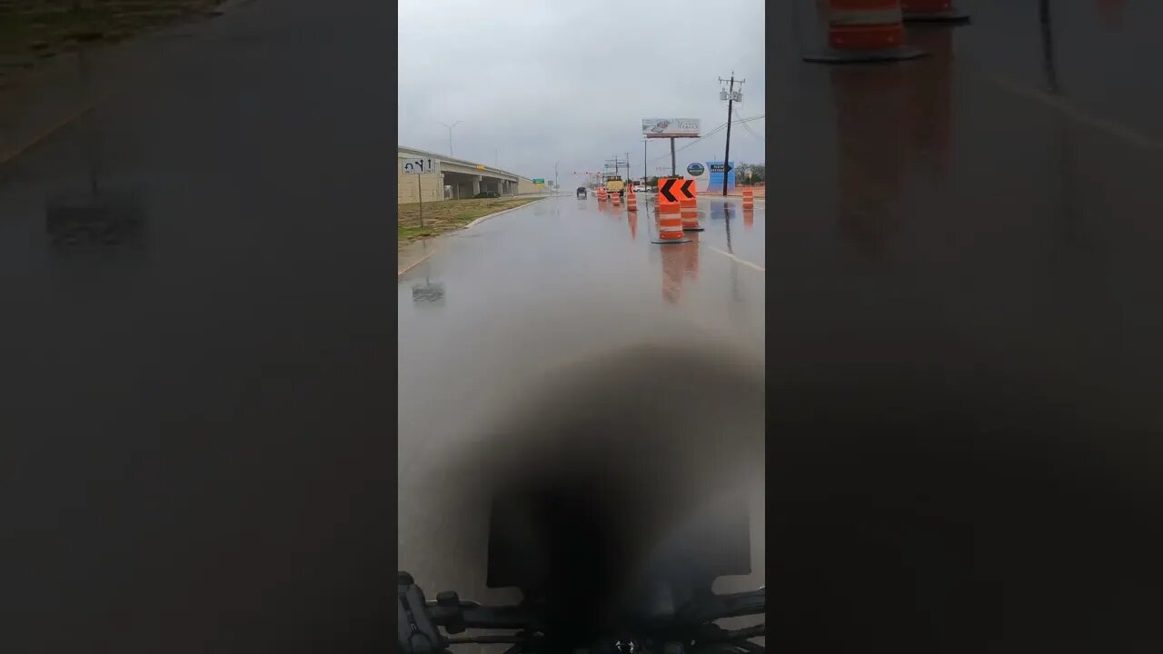 Rainy Day Motorcycle Ride