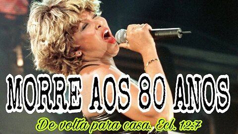 Morre aos 83 anos Tina Turner, a rainha do rock n’ roll.