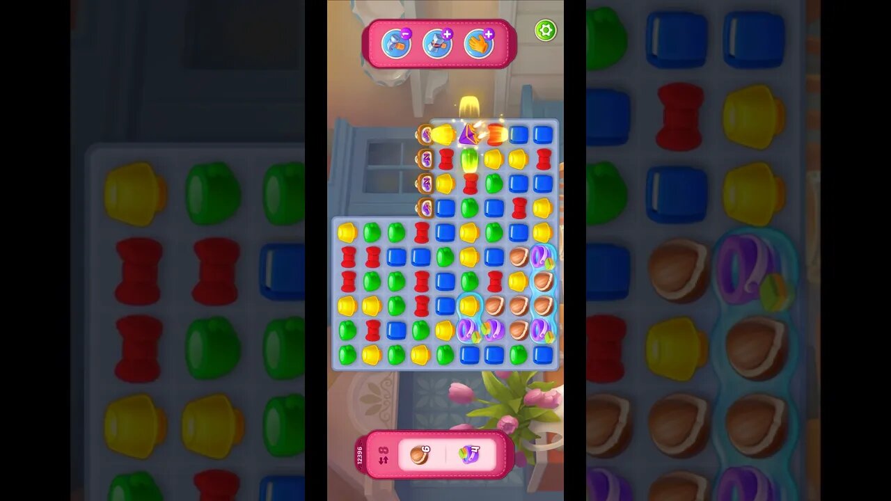 Shorts Playrix Homescapes Gameplay Walkthrough Level 12396-040