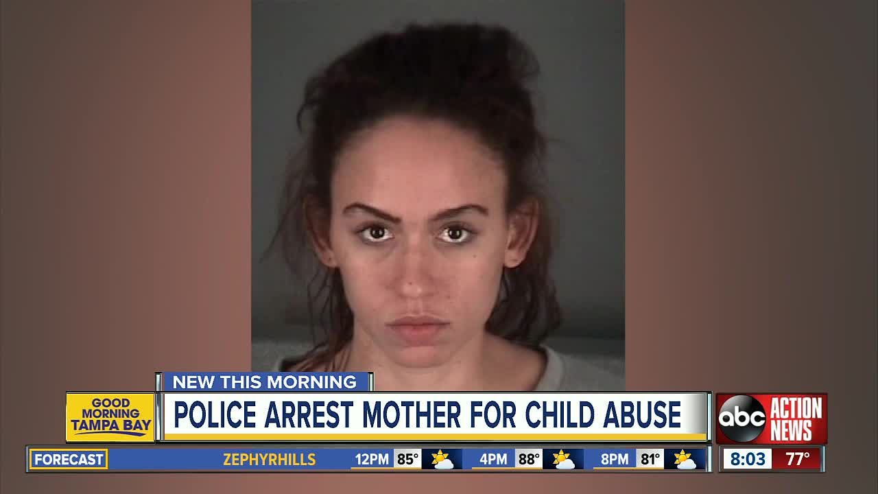 Mother arrested in Pinellas County for abusing baby because he couldn't stand, police say