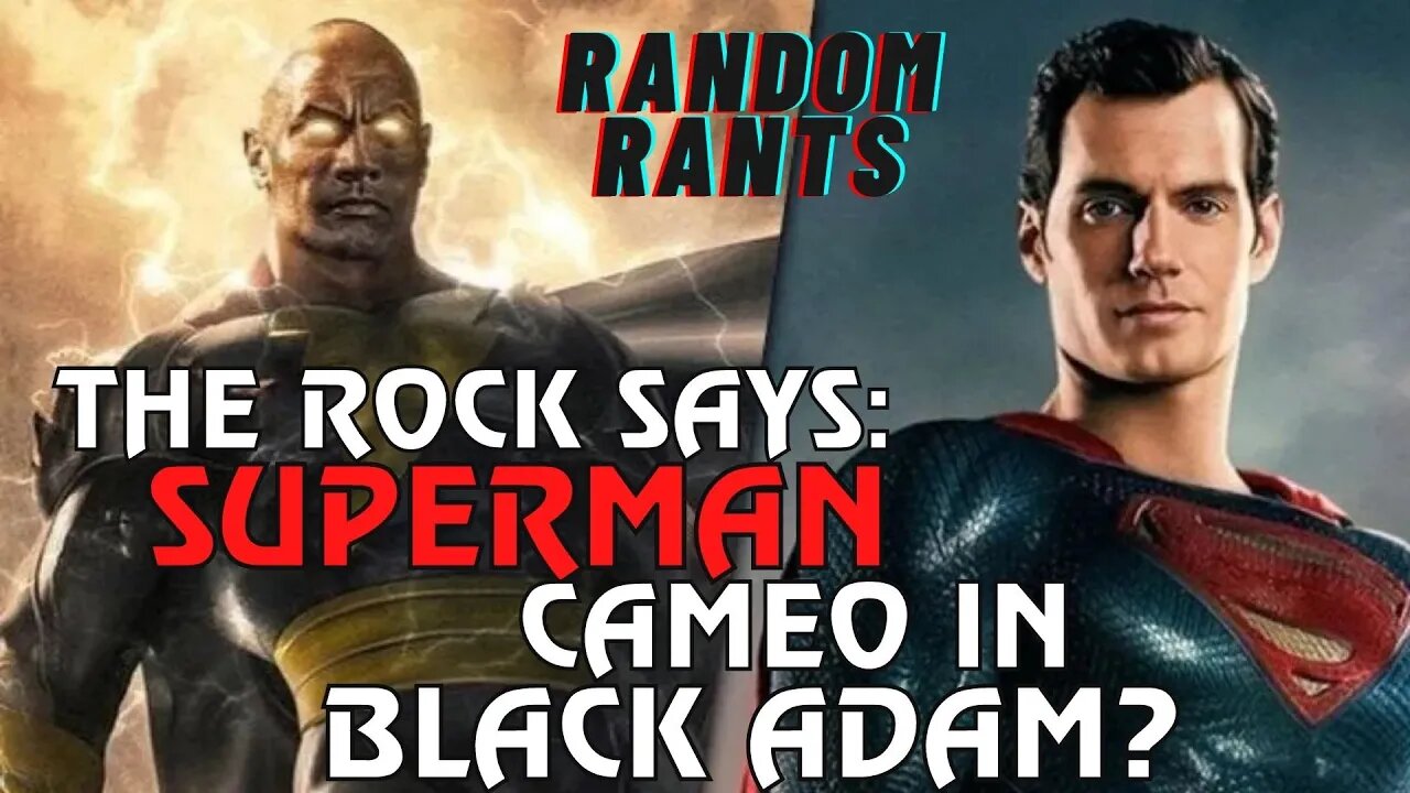 The Rock Teases Superman Cameo In Black Adam