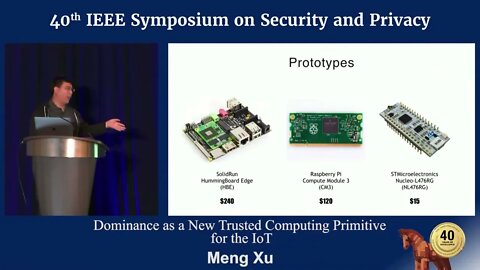 Dominance as a New Trusted Computing Primitive for the IoT
