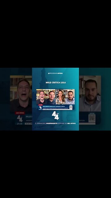 Javier Milei dispara contra Lula: 'Comunista furioso' #shorts