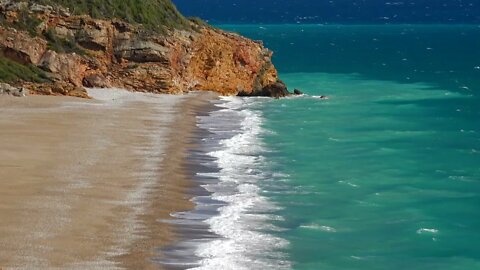 Ocean w Beautiful Cliff Landscape 10 hr 45 min