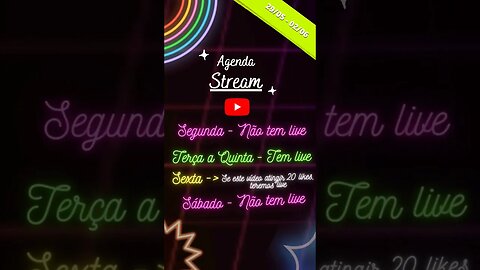 Agenda de 29 de maio a 2 de junho de 2023 #live #brawlstars #youtube #streamergirl #rumo1k