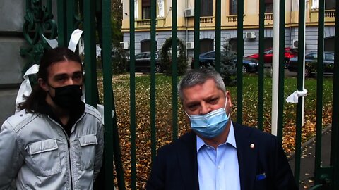 Radu Cristescu confruntă protestatari anti-Certificat verde.