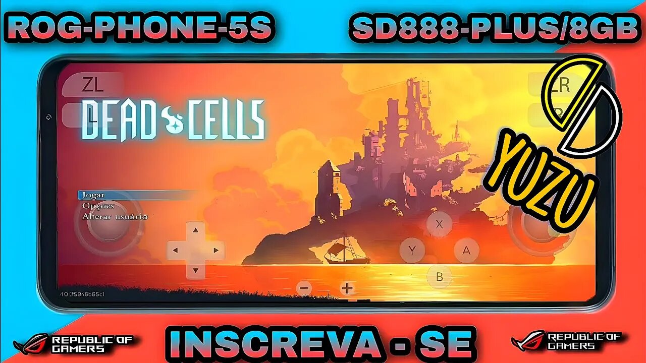 DEAD & CELLS - Game Play no Celular Android com o MUMU de Switch YUZU/ SD888 Plus/8GB