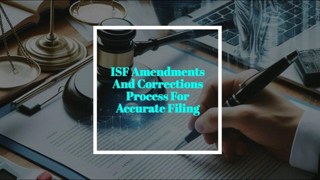 Mastering ISF Amendments and Corrections: Ensuring Smooth Customs Clearance