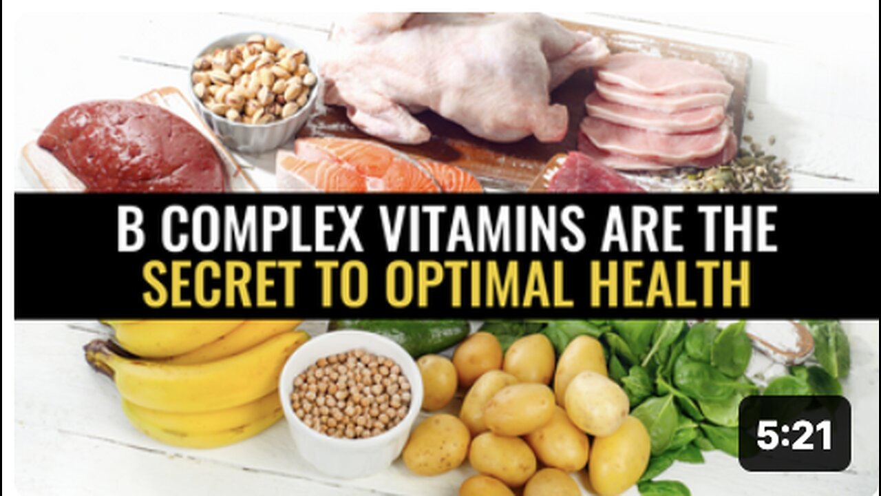 B complex vitamins are the secret to optimal health