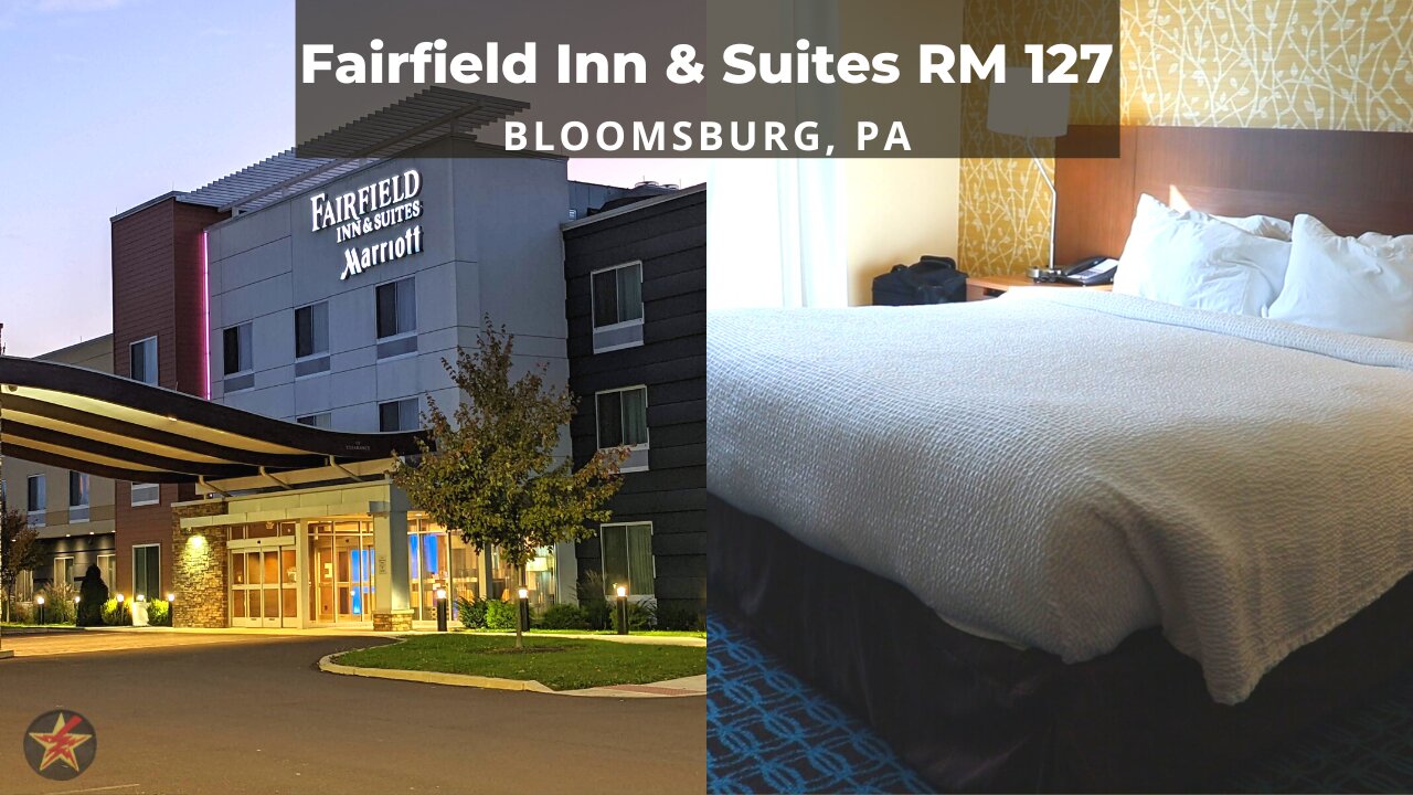 Fairfield Inn & Suites: Bloomsburg, PA (Rm 127 King bed)