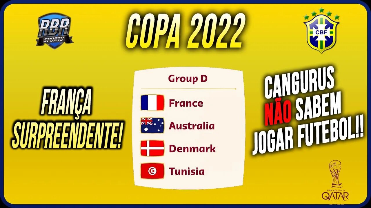 FRANÇA DISPARA no GRUPO! AUSTRALIA passa mas GOLEIRO faz CAGADA nas OITAVAS!! DINAMARCA DECEPCIONA