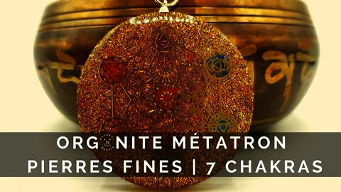 Qu'est ce que le Cube de Métatron ? Collier Pendentif Orgone pour une Activation des 7 Chakras