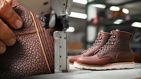 How Its Made - American Bison Leather - Forefront Start to Finish | JK Boots