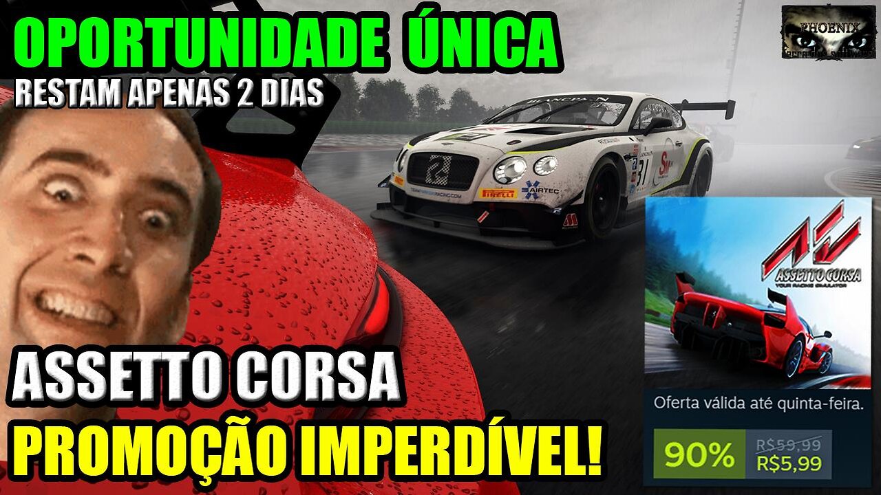 Assetto Corsa: Simulador de Corrida Realista | Promoção de 90% de Desconto!