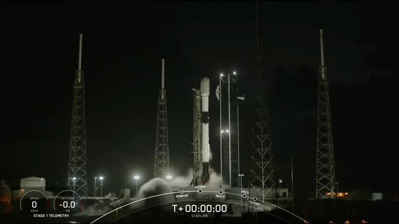 SpaceX Starlink Satellite Launch🚀🛰️📡