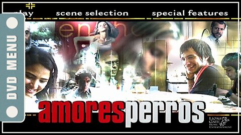 Amores perros - DVD Menu