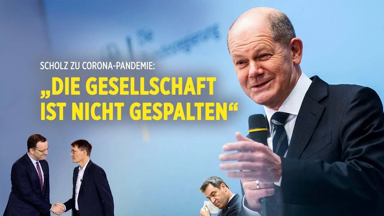 Scholz zu Corona-Pandemie: „Die Gesellschaft ist nicht gespalten“