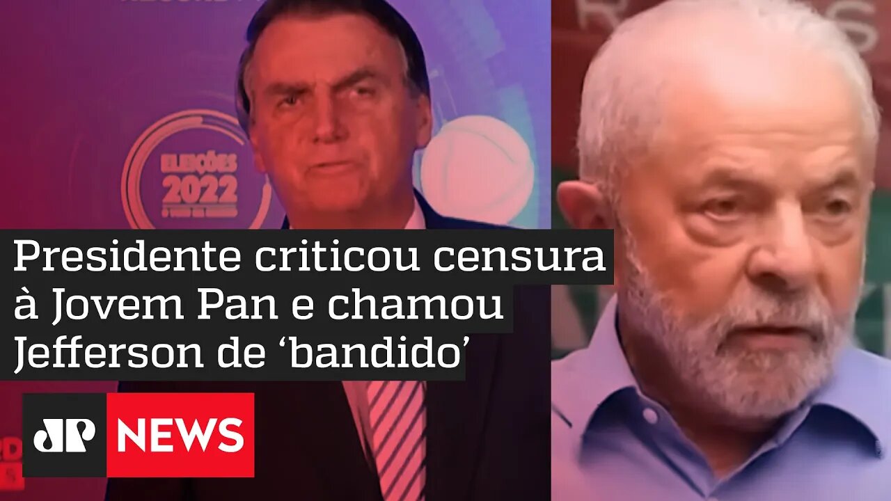 Lula e Bolsonaro deram entrevista neste domingo