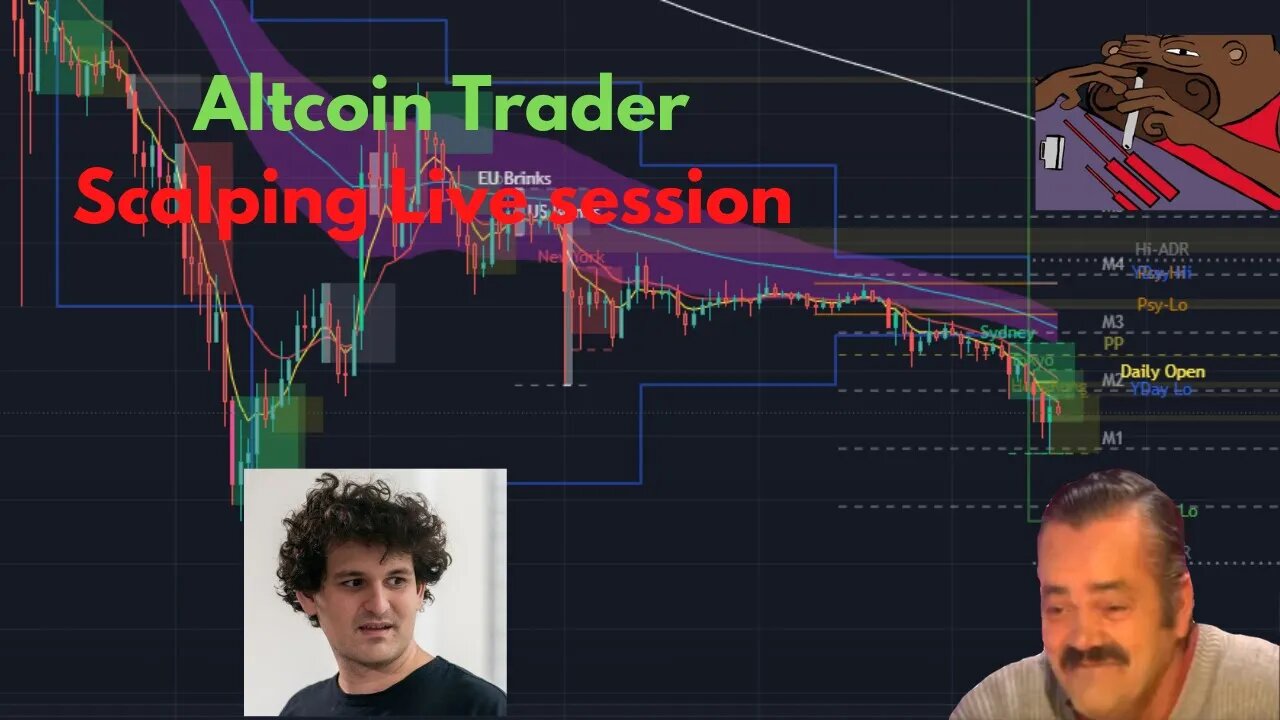 Altcoin long trading LIVE session