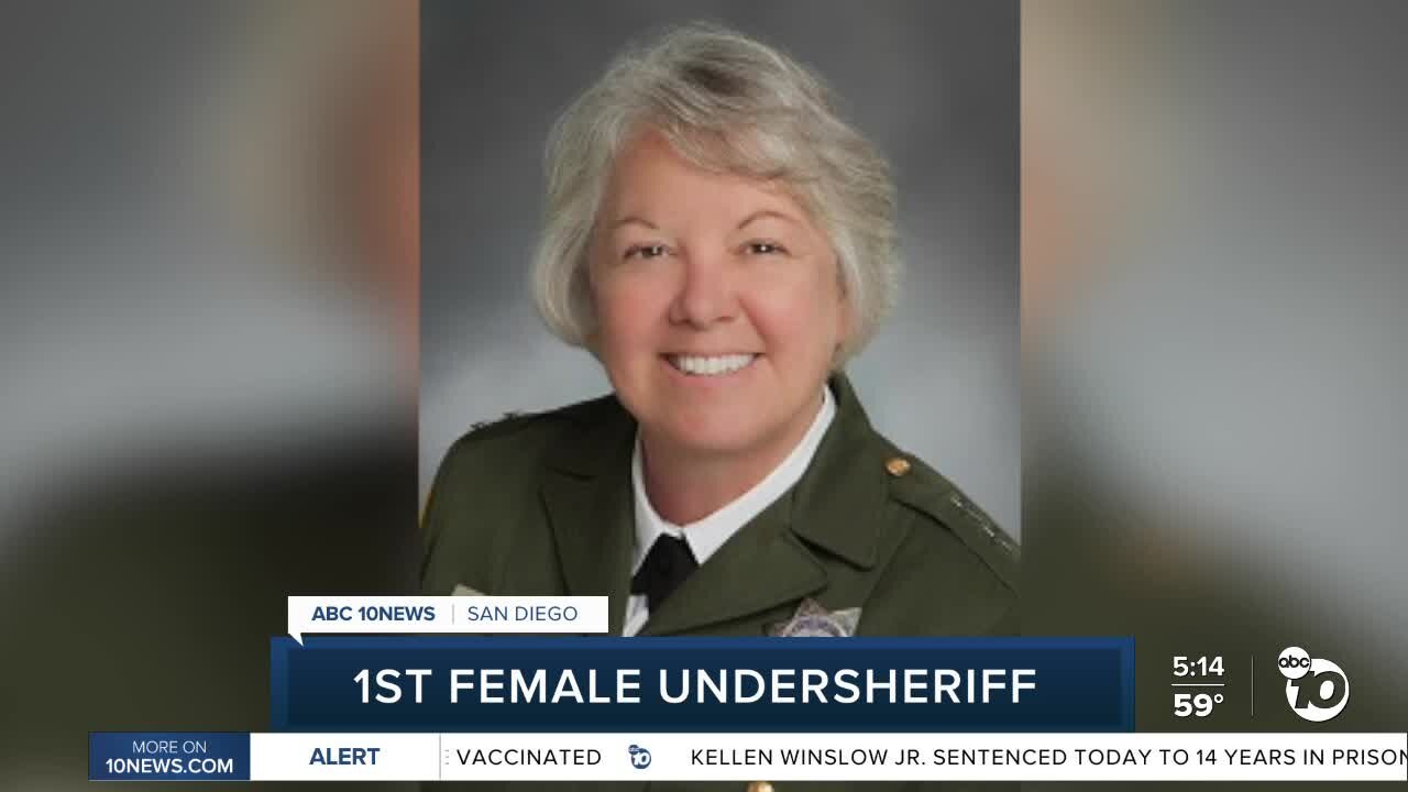 First female undersheriff in San Diego Sheriff's Department