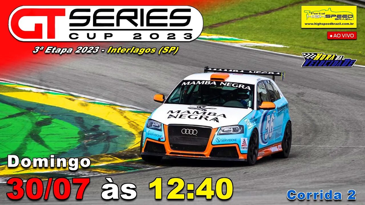 🔴 GT SERIES CUP | Corrida 2 | 3ª Etapa 2023 | Interlagos (SP) | Ao Vivo