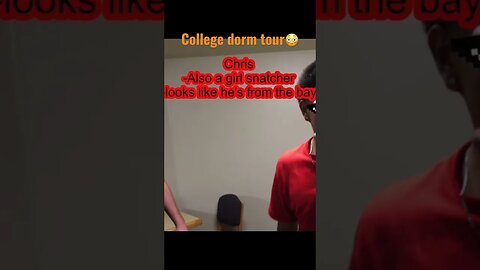 College dorm tour😳 #shorts #collegelife #dormtour