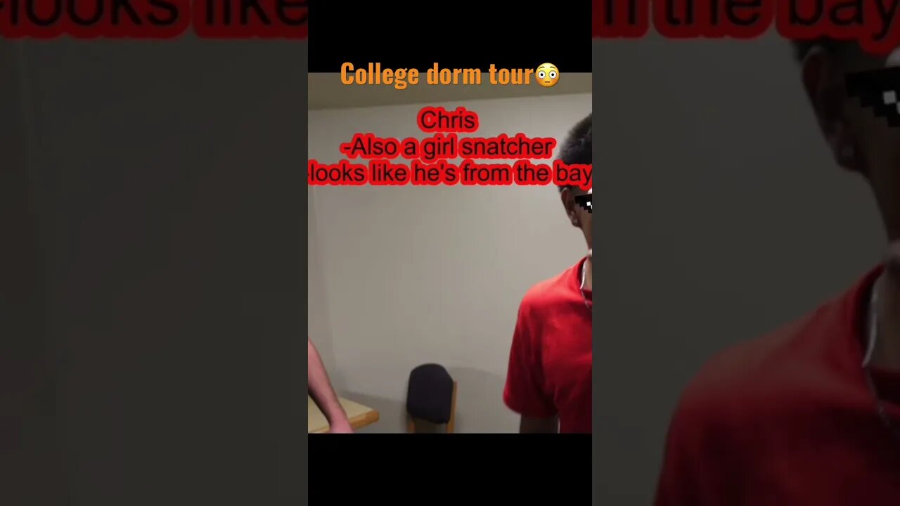 College dorm tour😳 #shorts #collegelife #dormtour