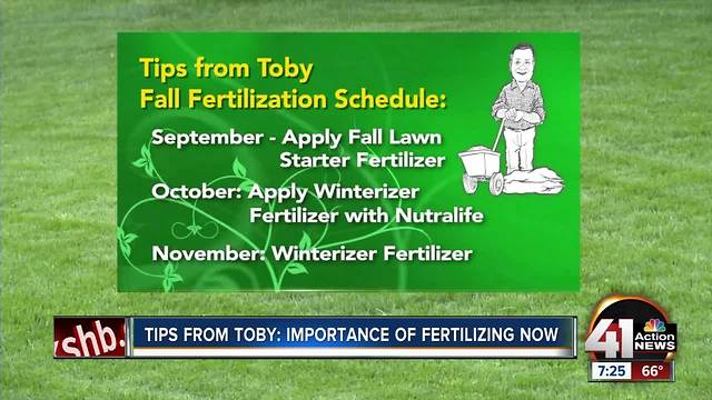 Tips from Toby: Importance of fertilizing now