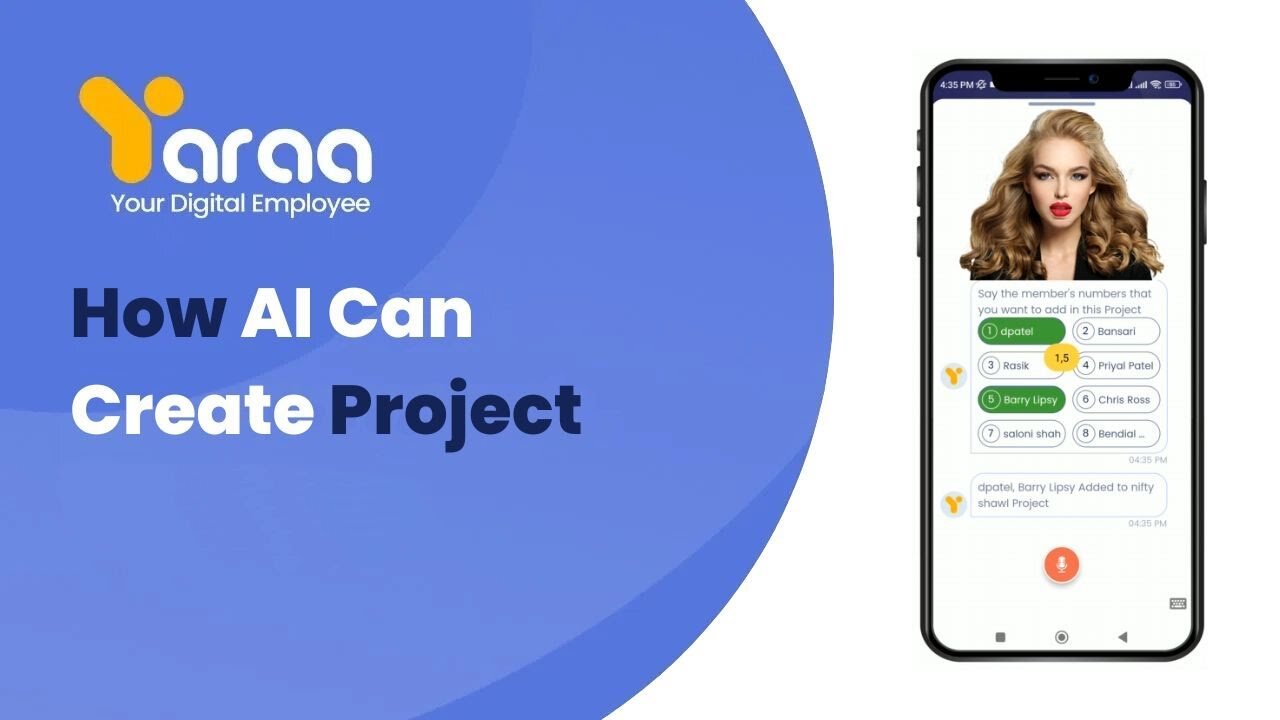 How AI can create project | Yaraa tutorial