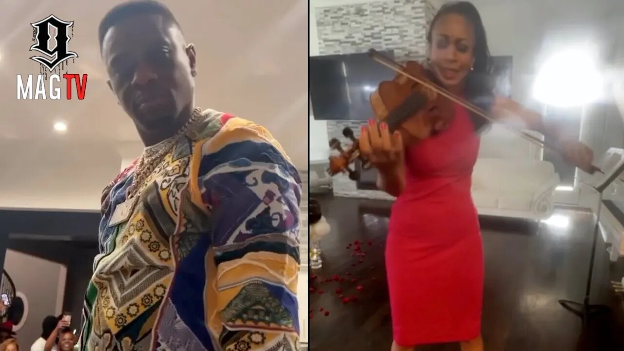 Boosie's "GF" Rajel Nelson Surprises Him Wit A Violinist To Celebrate His 41st B-Day! 🎻
