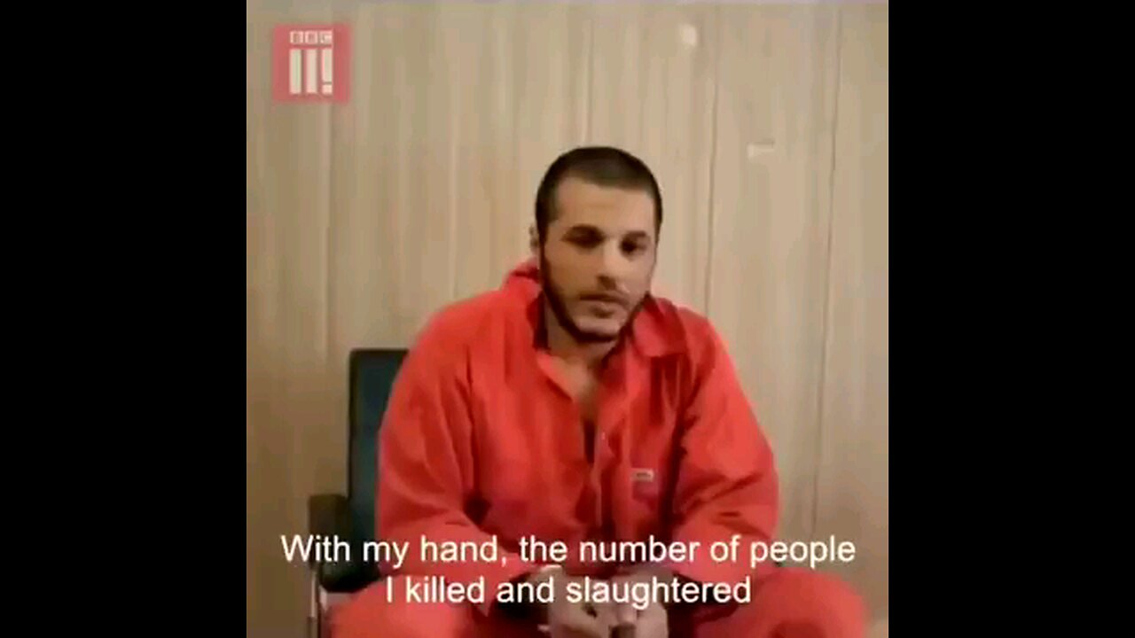 Islamic State terrorist smile as he proudly describes what he did to Yazidis and Christians