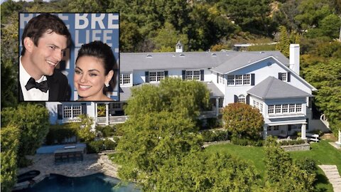 Ashton Kutcher and Mila Kunis | House Tour | $10 Million Santa Barbara Retreat and More