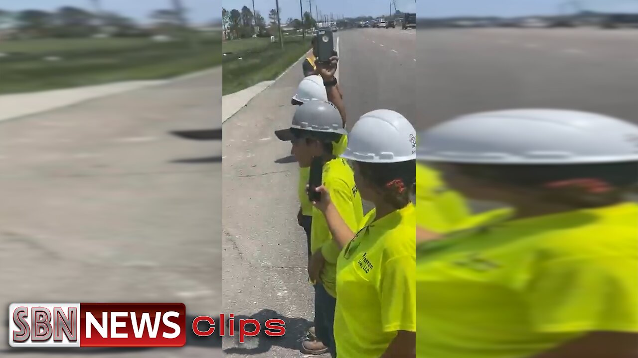 Construction Workers Turn Their Backs on Biden’s Motorcade - 3433