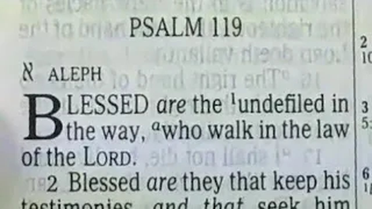 Psalm: 119