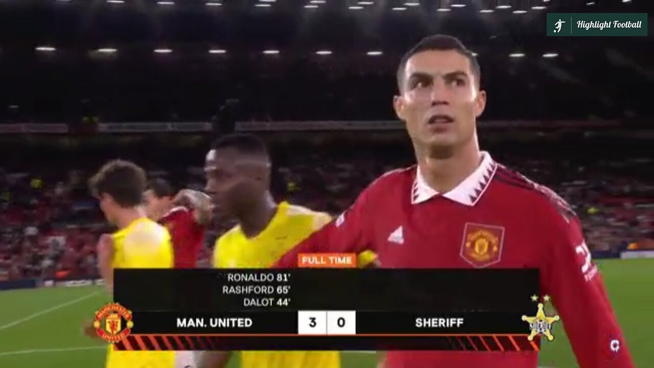 HIGHLIGHT - MANCHESTER UNITED VS SHERIFF (3-0) EUROPE LEAGUE - EXTENDED HIGHLIGHT