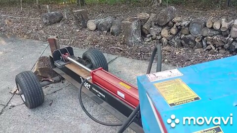 Yamaha Terrapro, HS-6 Hydraulic Power Unit, & custom log splitter