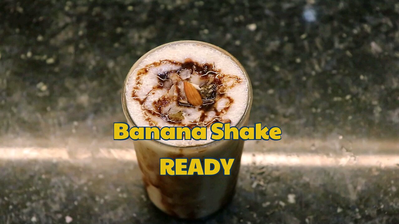 How to make banana Shake in 2 minutes