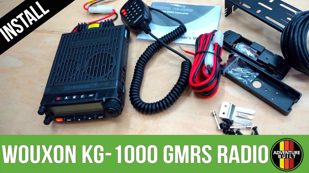 CLEAN GMRS RADIO INSTALL TACOMA OVERLANDER | WOUXUN KG-1000 ON EXPEDITION ESSENTIALS 3TPAM