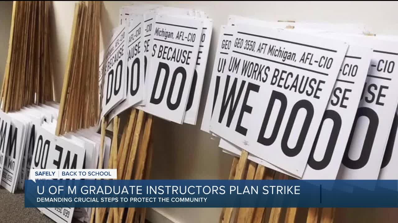 U of M graduate instructors plan strike