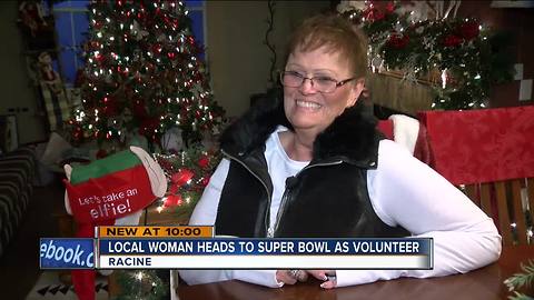 Racine woman chosen to volunteer at the Super Bowl